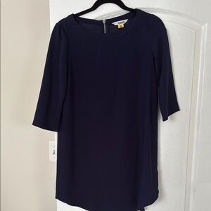 BB Dakota Blue Long Sleeve Tunic Dress
